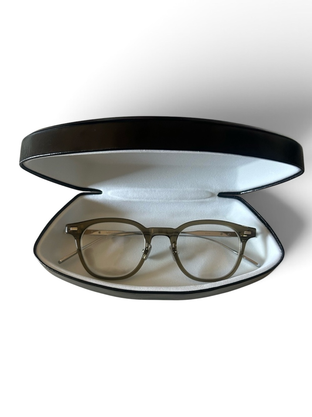 Gentle Monster Rob KC1 Glasses In Olive